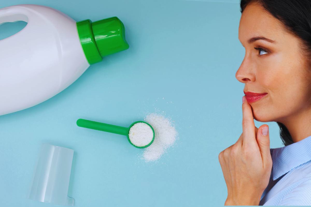 scelta tra detersivo liquido e in polvere