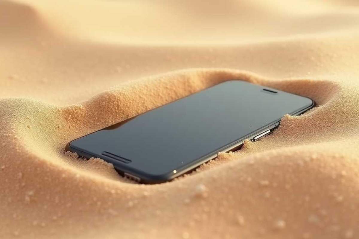cellulare sporco sabbia cosa fare