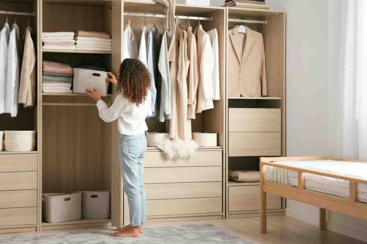 Trucco nonna, riordino armadio