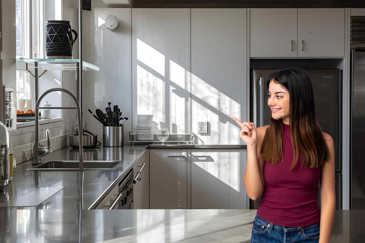 Basta una goccia e il tuo piano in acciaio diventa uno specchio