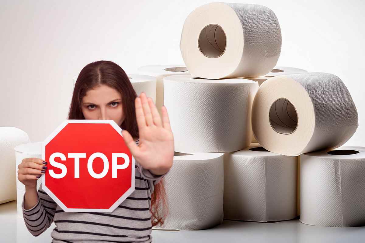 Carta igienica addio