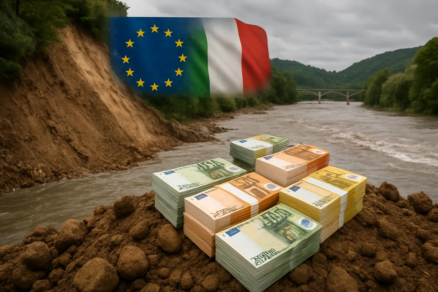 PNRR e rischio idrogeologico: 4 miliardi destinati, ma il 40% dei progetti ancora in corso