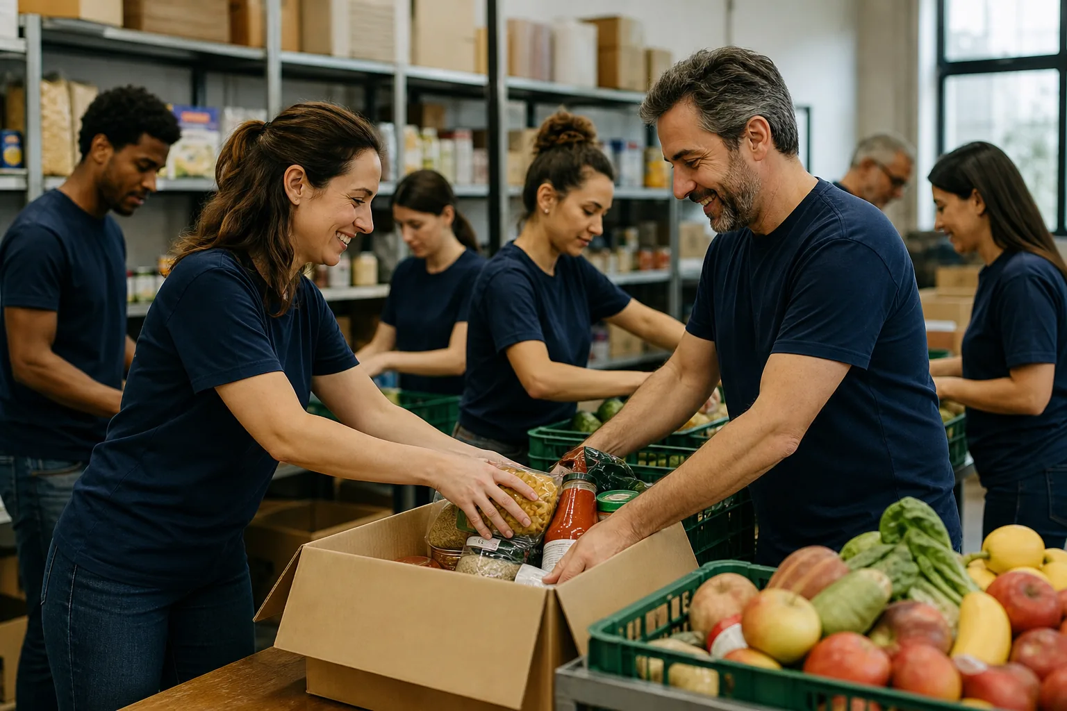 Povertà alimentare: oltre 800 volontari Snam in campo con 'Insieme per gli altri'